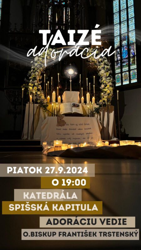 Pozvánka na TAIZÉ adoráciu